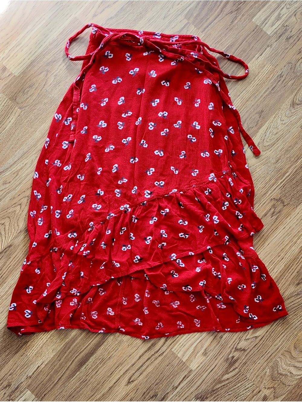 Billabong Red Floral Women's Skirt